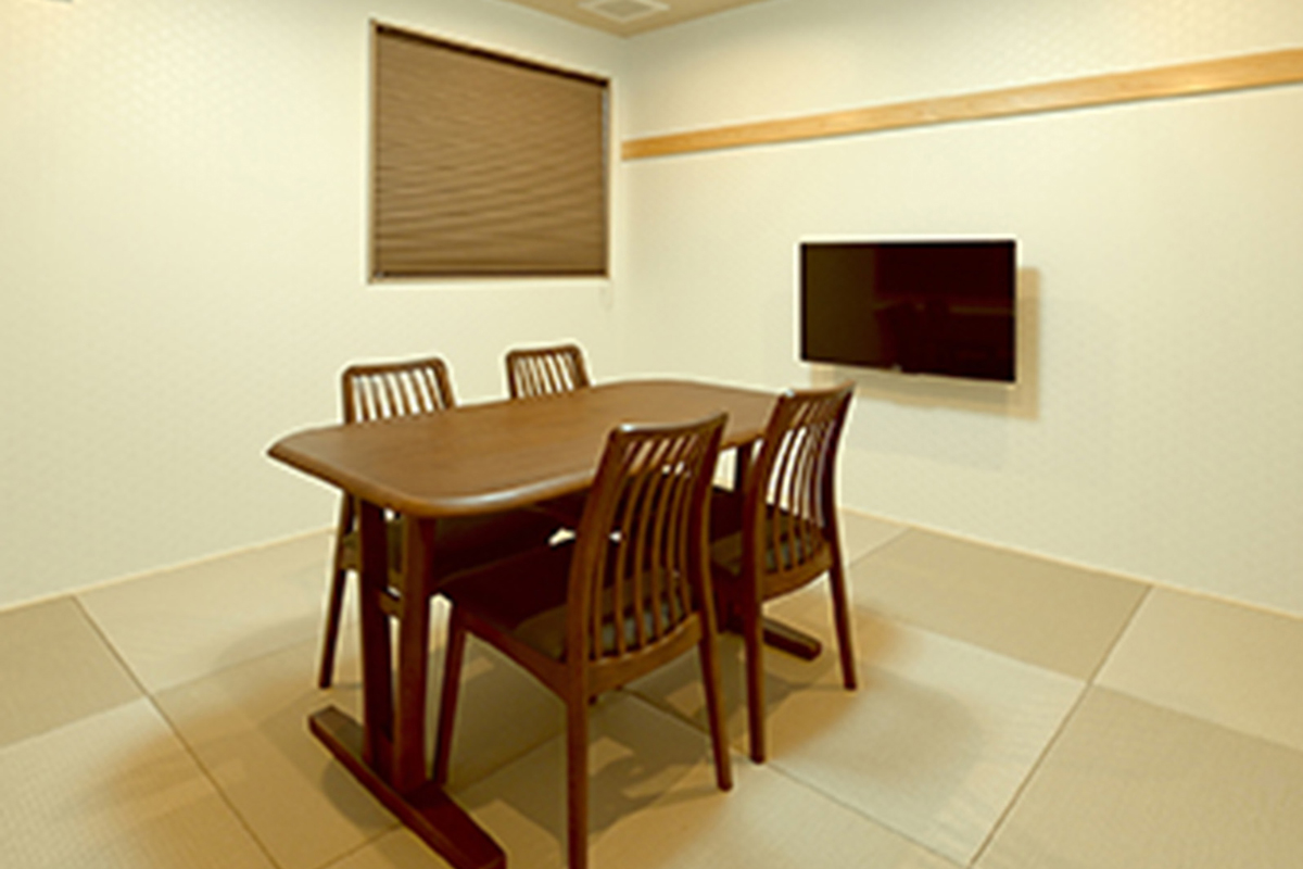 守山家族葬ホール 親族控室