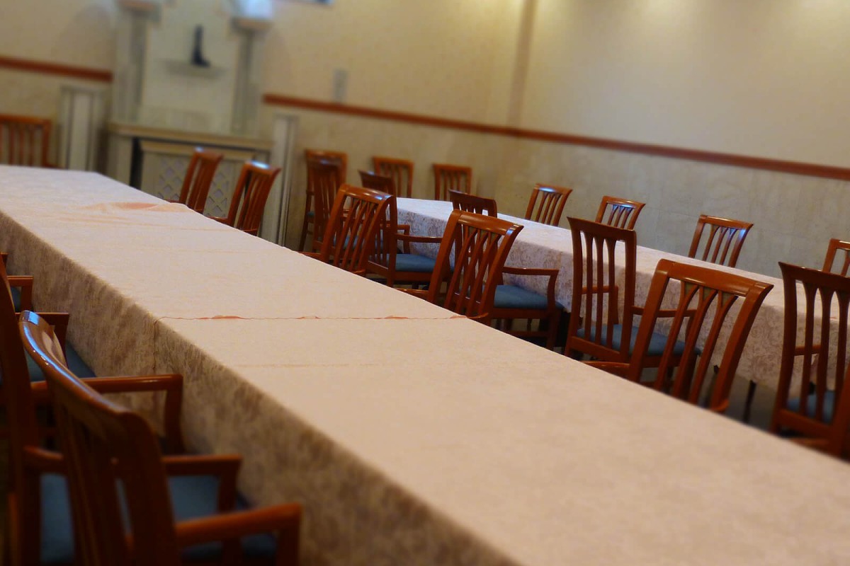 西大津葬儀法要会館 会食室