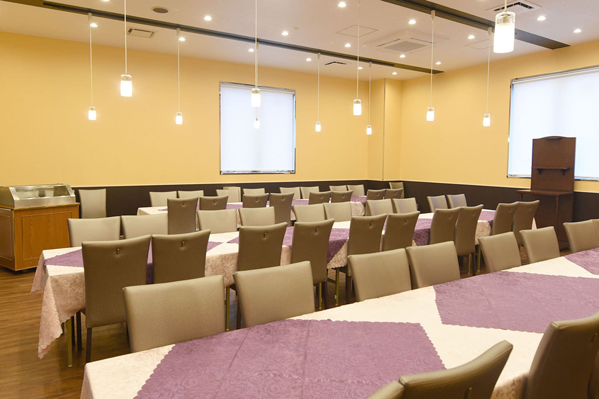湖南愛昇殿 会食室