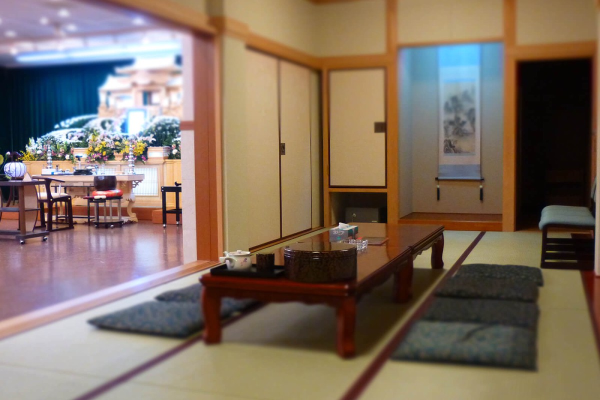 西大津葬儀法要会館 親族控室