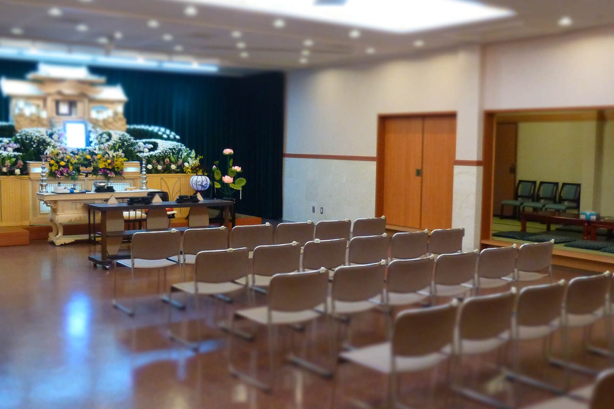 西大津葬儀法要会館 式場