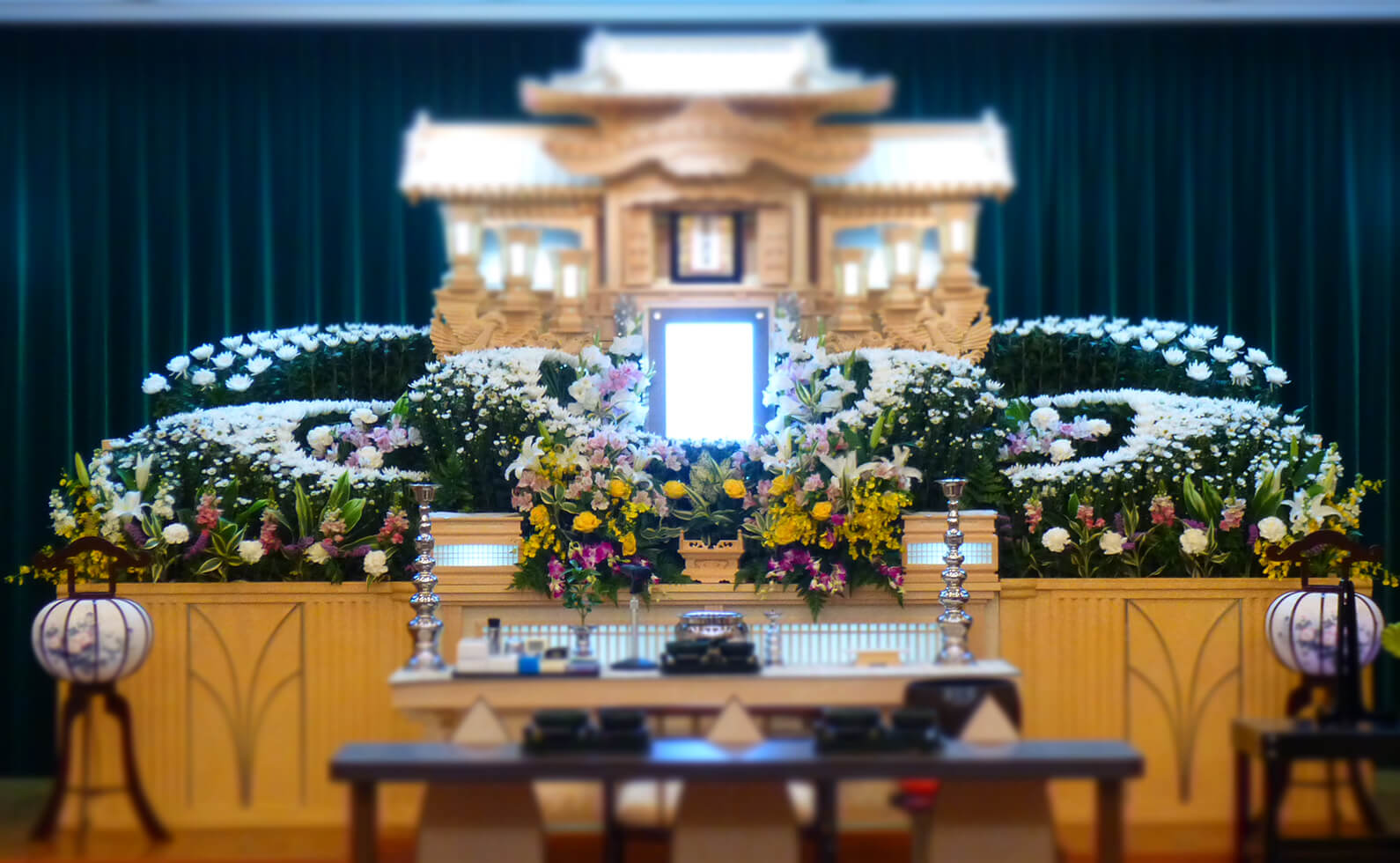 西大津葬儀法要会館 祭壇